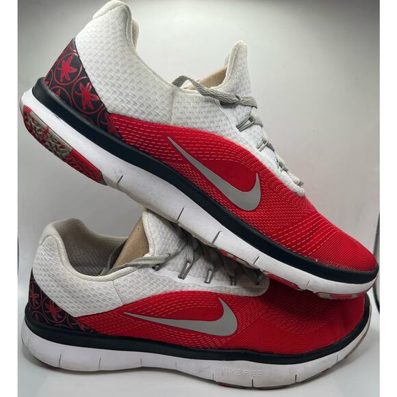 Nike Free Trainer V7 OHIO STATE BUCKEYES Running Shoes Men\'s 9.5 AA0881-605 main image 6